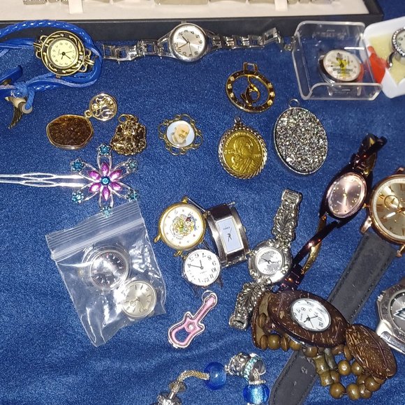 Watches and watch heads.